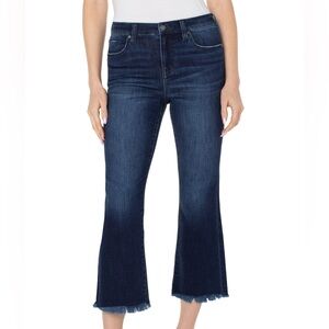 Liverpool Crop Flare Jeans in Upland